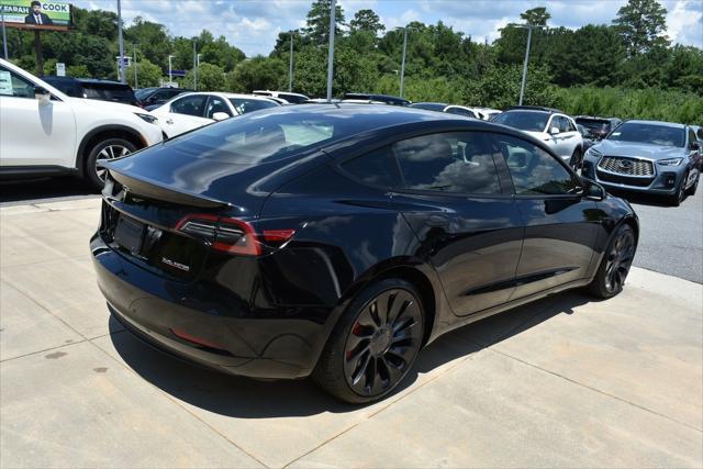 used 2023 Tesla Model 3 car, priced at $34,490