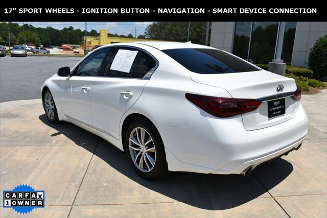 used 2021 INFINITI Q50 car, priced at $24,996