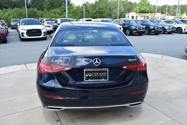 used 2022 Mercedes-Benz C-Class car, priced at $36,250