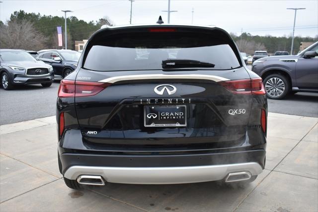 new 2025 INFINITI QX50 car, priced at $49,270