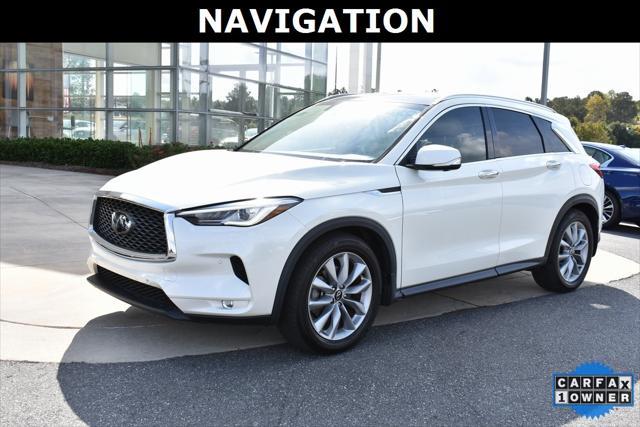 used 2021 INFINITI QX50 car, priced at $26,256