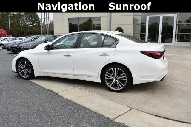 used 2023 INFINITI Q50 car, priced at $36,400