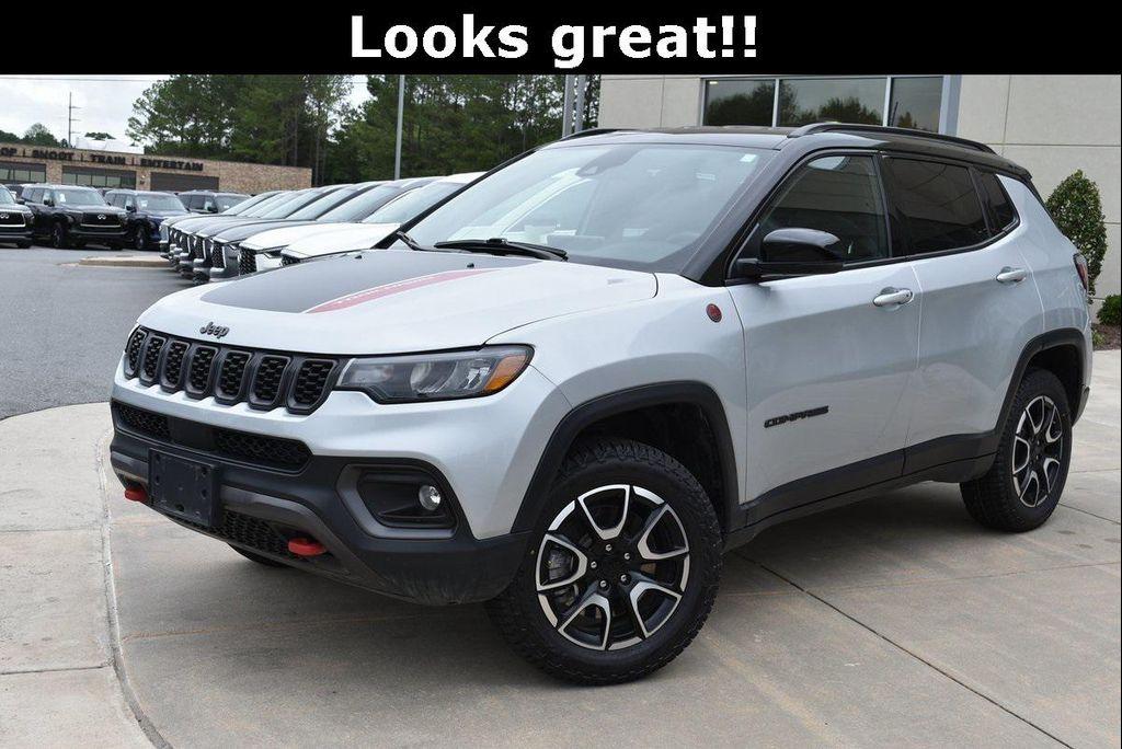 used 2024 Jeep Compass car, priced at $23,350