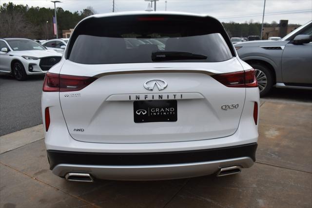 new 2025 INFINITI QX50 car, priced at $44,585