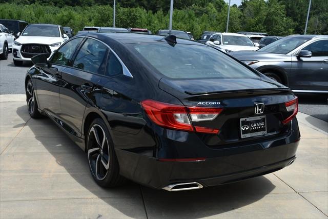 used 2021 Honda Accord car, priced at $23,300