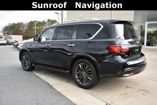 used 2021 INFINITI QX80 car, priced at $38,900