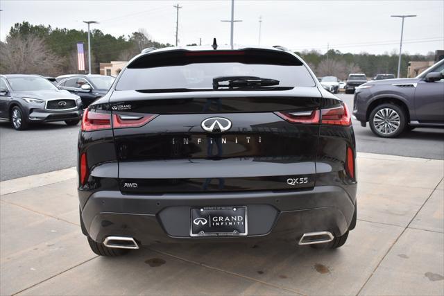 new 2025 INFINITI QX55 car, priced at $57,180