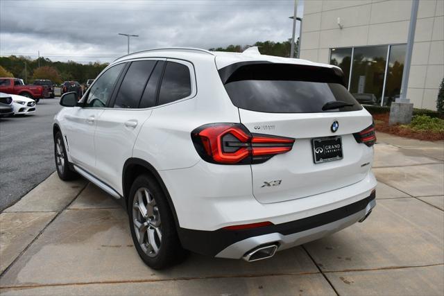 used 2022 BMW X3 car, priced at $30,322