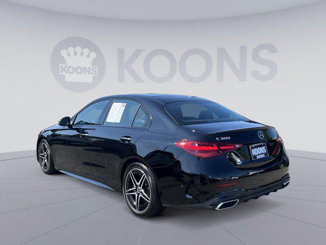 used 2022 Mercedes-Benz C-Class car, priced at $34,000