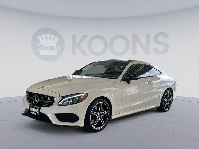 used 2018 Mercedes-Benz C-Class car, priced at $19,000