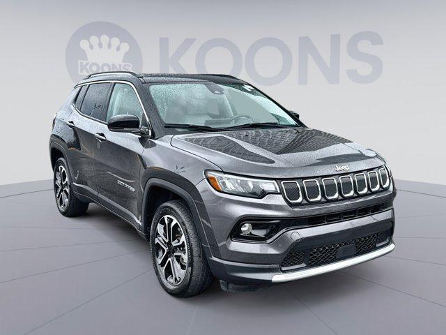 used 2022 Jeep Compass car, priced at $23,500