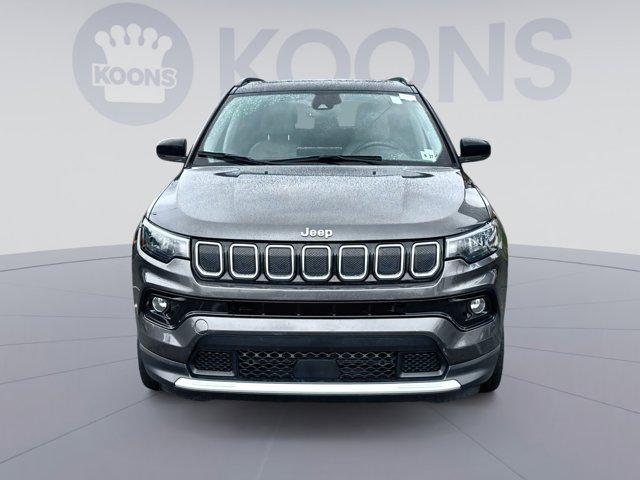 used 2022 Jeep Compass car, priced at $23,500