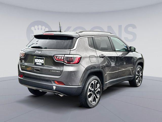 used 2022 Jeep Compass car, priced at $23,500