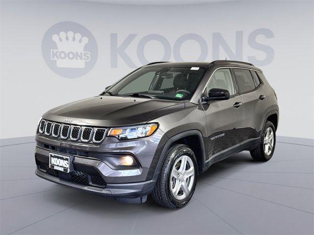 used 2023 Jeep Compass car, priced at $21,500