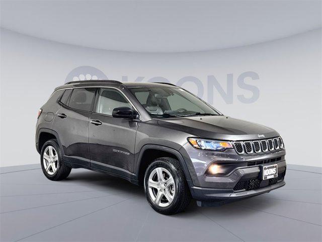 used 2023 Jeep Compass car, priced at $21,500