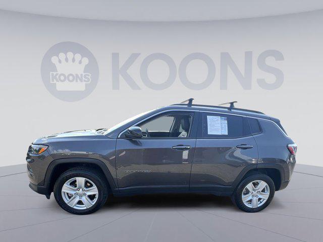used 2022 Jeep Compass car, priced at $18,500