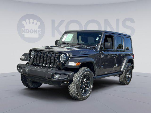 used 2021 Jeep Wrangler car, priced at $30,500