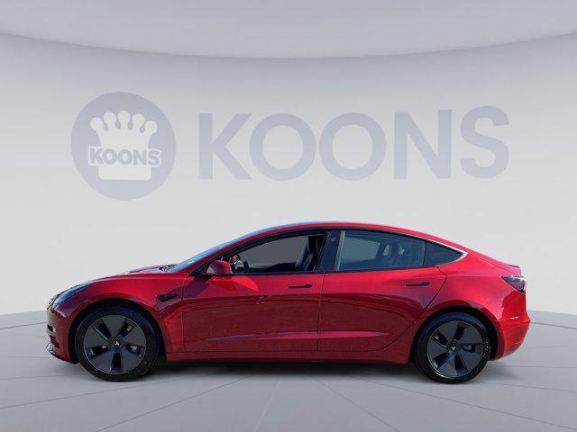 used 2021 Tesla Model 3 car, priced at $23,500