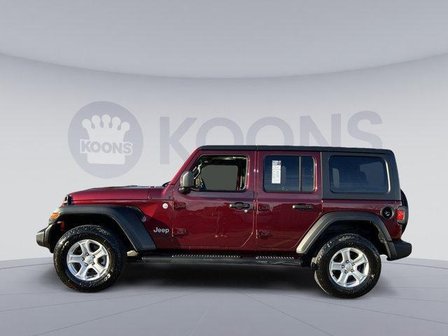 used 2021 Jeep Wrangler Unlimited car, priced at $27,500