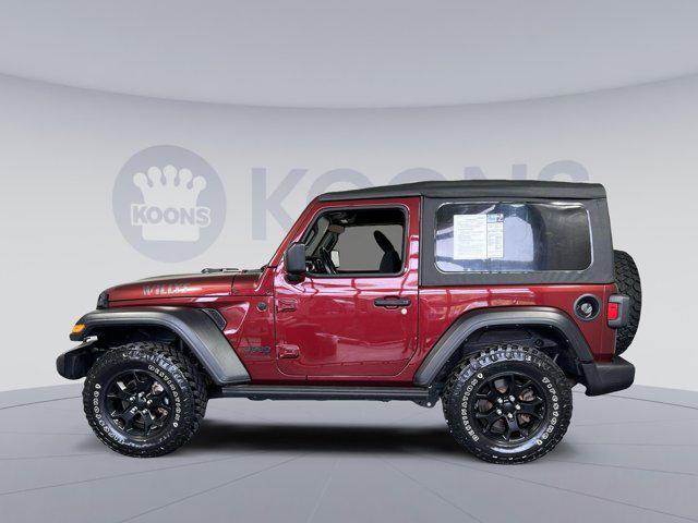 used 2021 Jeep Wrangler car, priced at $30,000