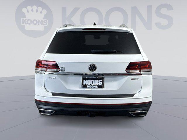 used 2021 Volkswagen Atlas car, priced at $21,000
