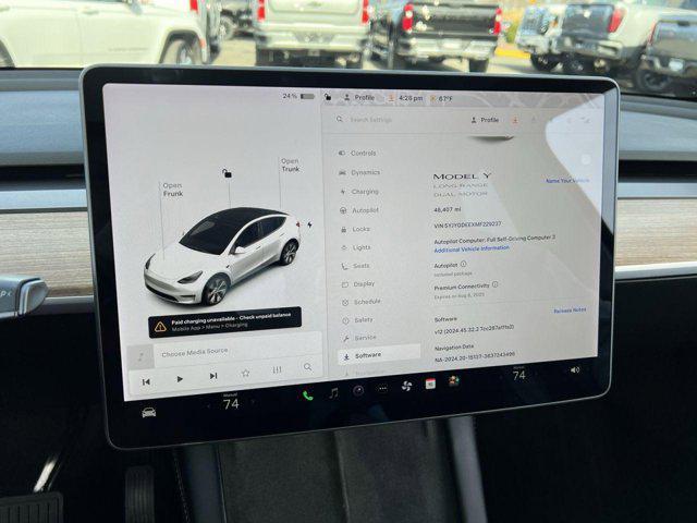 used 2021 Tesla Model Y car, priced at $24,000