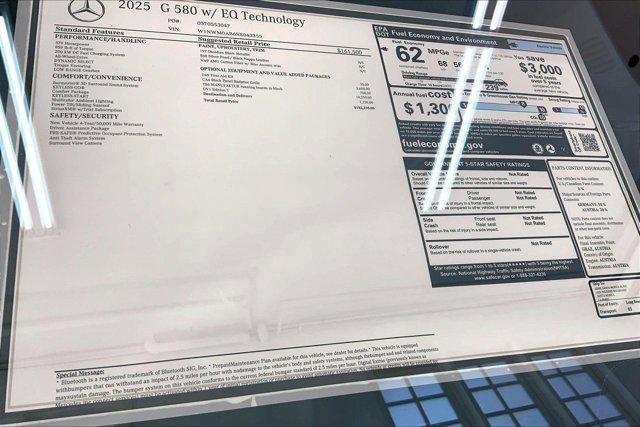 new 2025 Mercedes-Benz G-Class car