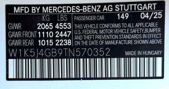 new 2026 Mercedes-Benz CLA 250 car, priced at $47,210