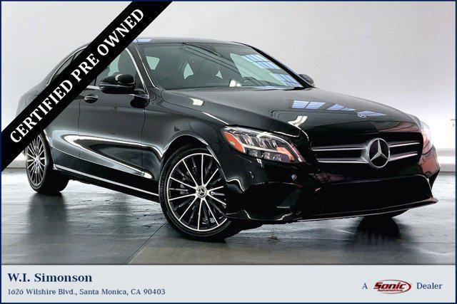 used 2021 Mercedes-Benz C-Class car, priced at $29,199