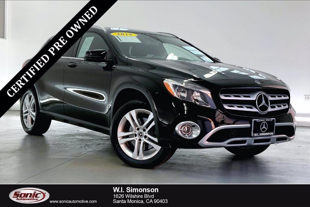used 2018 Mercedes-Benz GLA 250 car, priced at $31,996