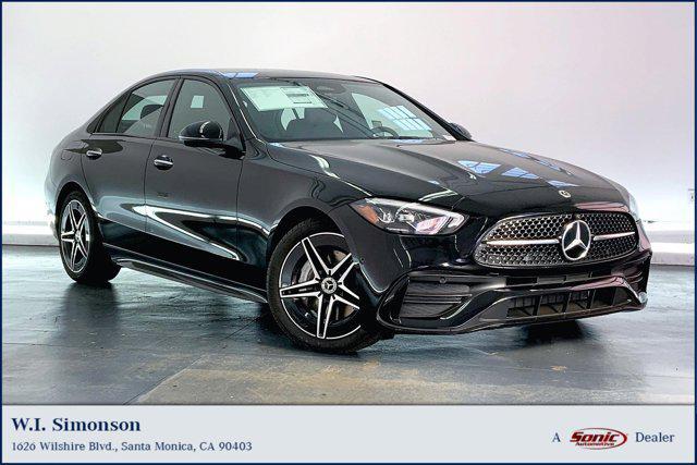 new 2025 Mercedes-Benz C-Class car, priced at $57,805