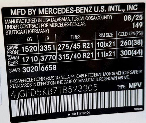 new 2026 Mercedes-Benz GLE 450 car, priced at $83,635