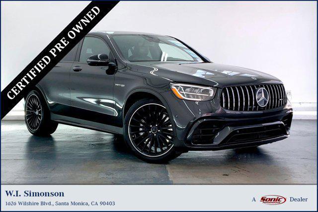 used 2021 Mercedes-Benz AMG GLC 63 car, priced at $56,998
