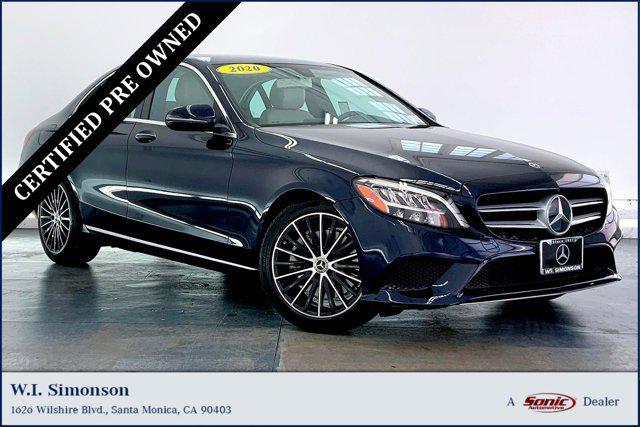 used 2020 Mercedes-Benz C-Class car, priced at $26,999