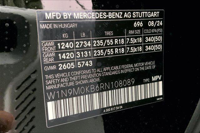 new 2024 Mercedes-Benz EQB 300 car, priced at $62,065