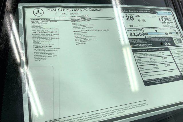 new 2024 Mercedes-Benz CLE 300 car, priced at $66,885