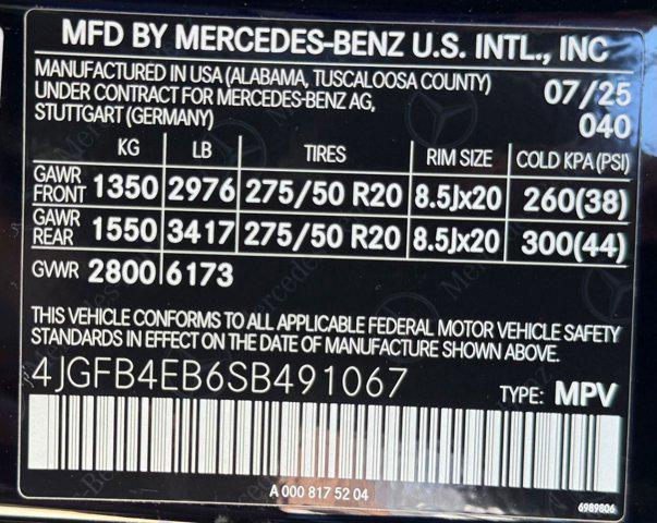 new 2025 Mercedes-Benz GLE 350 car, priced at $65,925