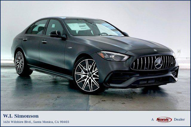 new 2025 Mercedes-Benz AMG C 43 car, priced at $71,780