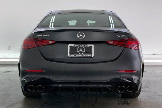 new 2025 Mercedes-Benz AMG C 43 car, priced at $71,780