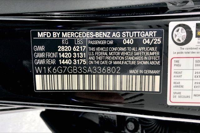 new 2025 Mercedes-Benz S-Class car, priced at $132,710