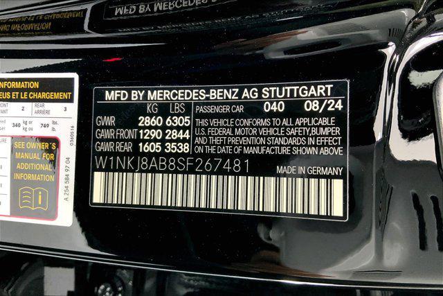 new 2025 Mercedes-Benz AMG GLC 63 car, priced at $95,390