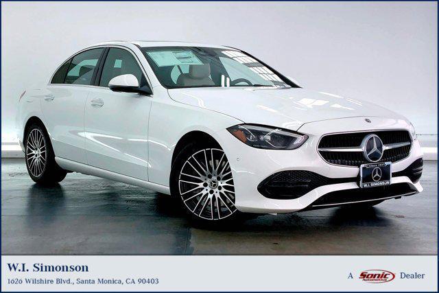 new 2025 Mercedes-Benz C-Class car, priced at $50,655