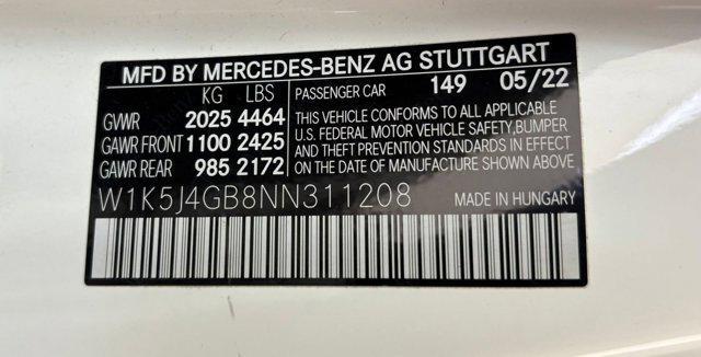 used 2022 Mercedes-Benz CLA 250 car, priced at $28,287