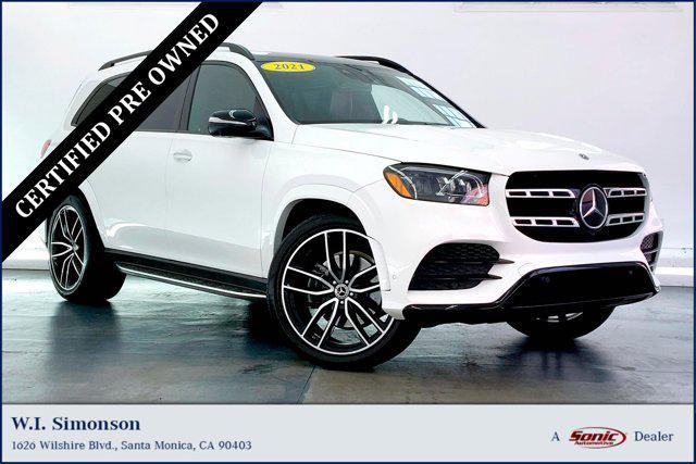 used 2021 Mercedes-Benz GLS 580 car, priced at $64,999