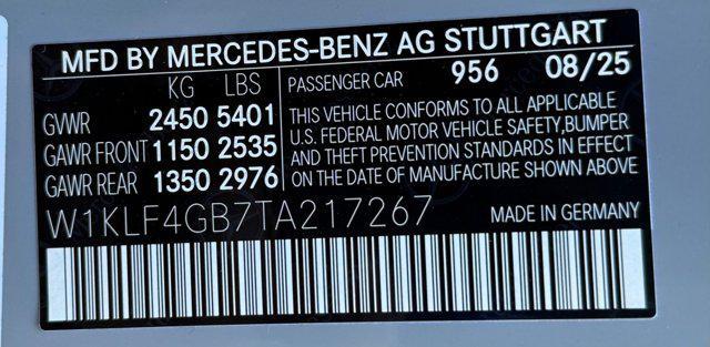new 2026 Mercedes-Benz E-Class car, priced at $73,715