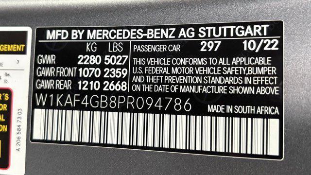 used 2023 Mercedes-Benz C-Class car, priced at $33,999