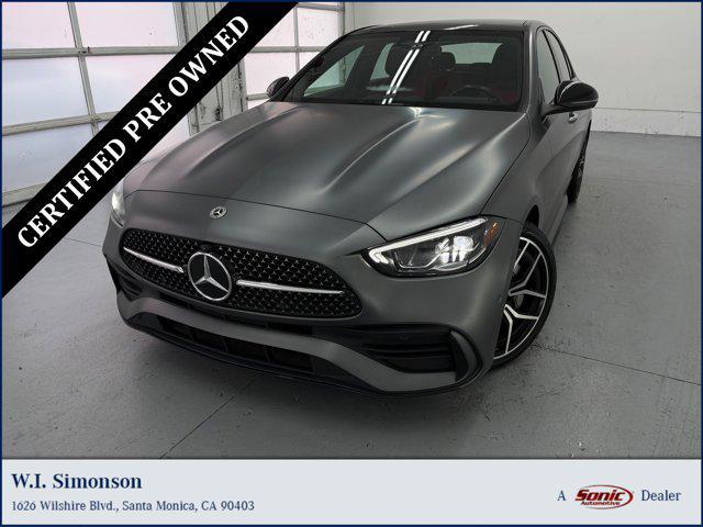 used 2023 Mercedes-Benz C-Class car, priced at $33,999