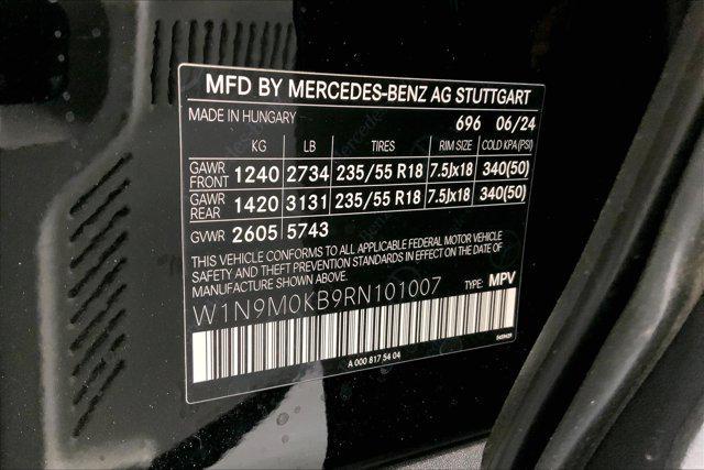 new 2024 Mercedes-Benz EQB 300 car, priced at $59,765