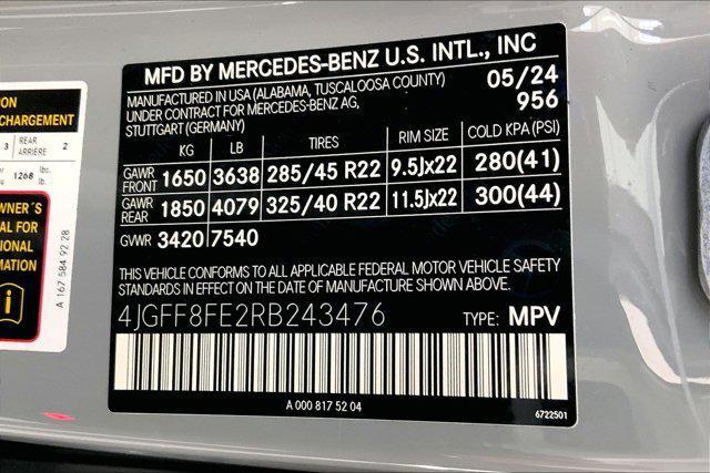 new 2024 Mercedes-Benz GLS 580 car, priced at $123,005