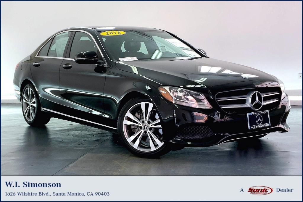 used 2018 Mercedes-Benz C-Class car, priced at $21,688